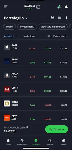 eToro app