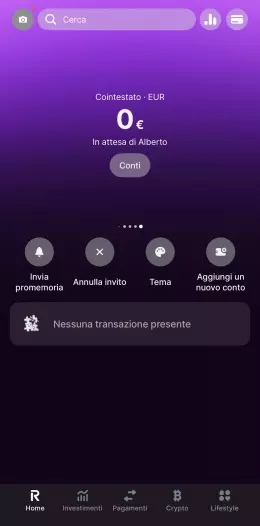 Revolut conto cointestato invito